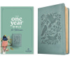NLT The One Year Bible for Women-- birdsong teal